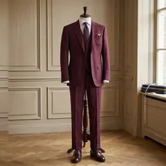 Tailored suit look